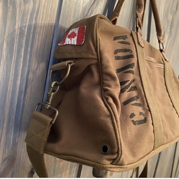 Olive green/Brown Men's Bag - Picture 3 of 8